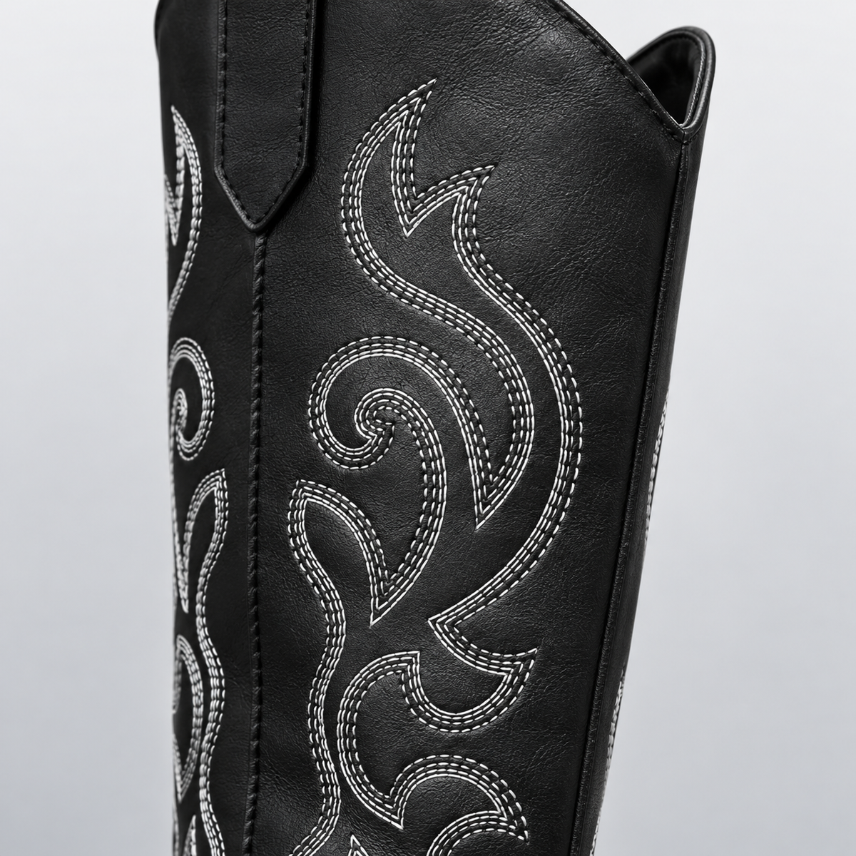 Bottes Western Femme Brodées Noires PALOMA