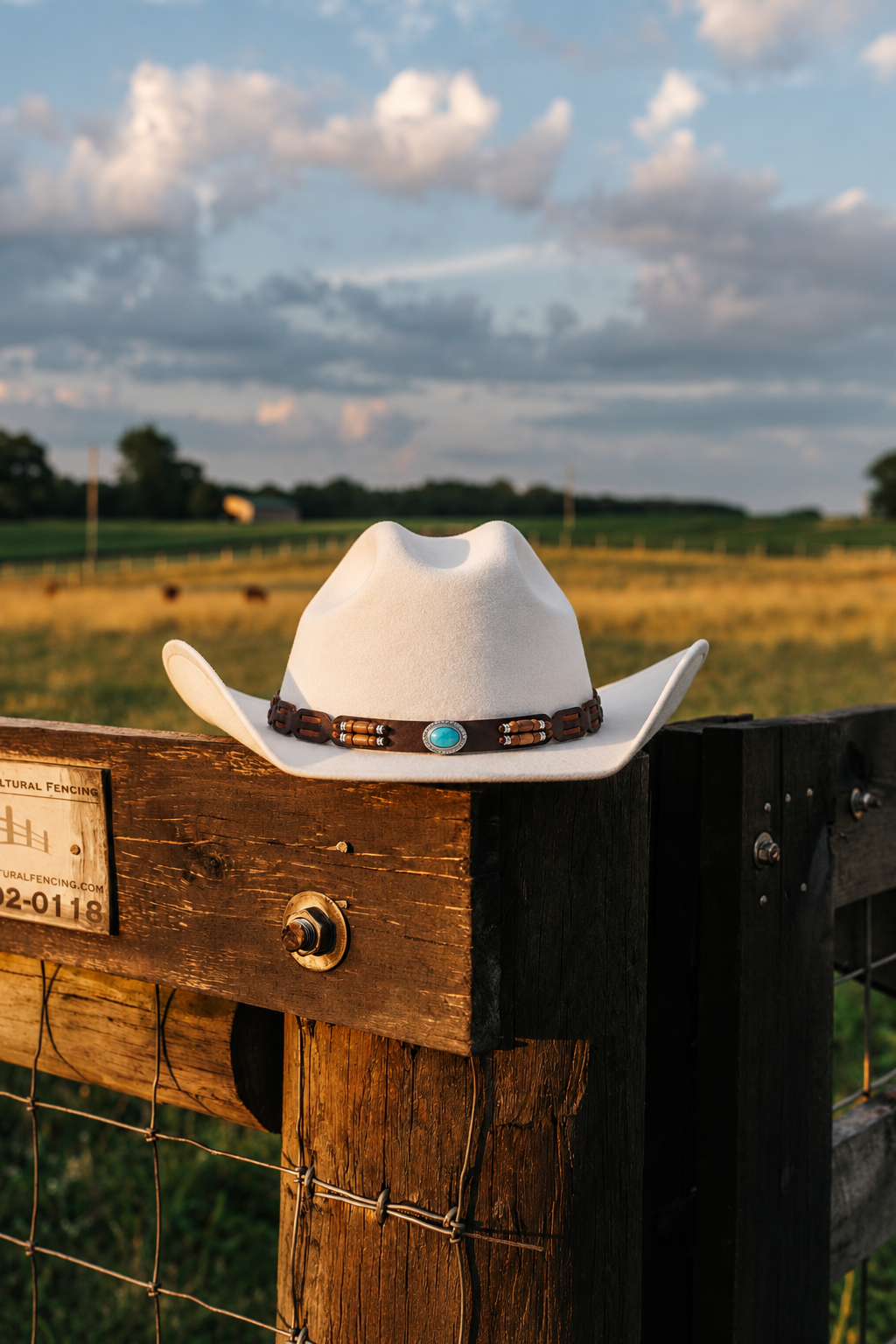 Chapeau Cowboy Fedora Vintage AUSTIN
