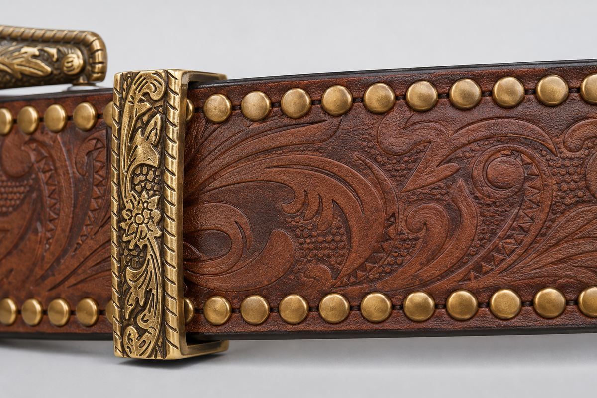 Ceinture à Boucle Florale LAREDO