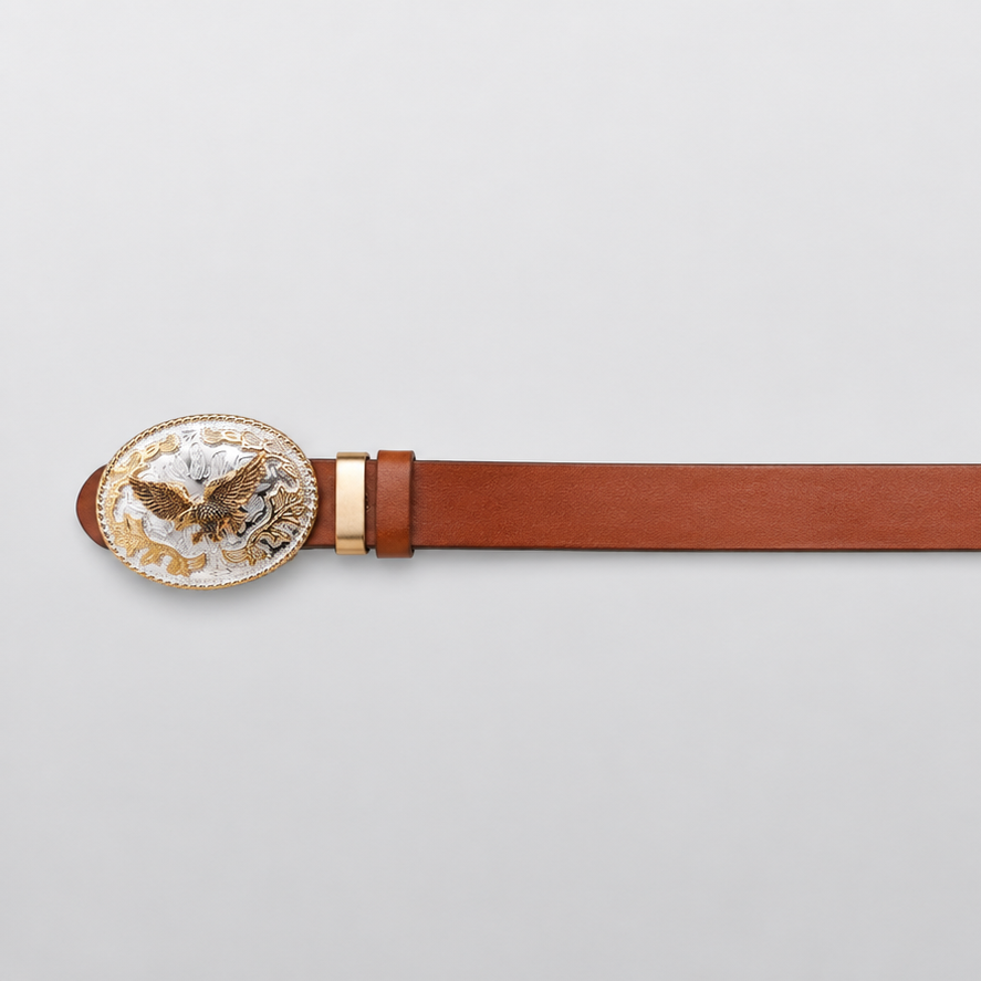 Ceinture en Cuir à Boucle Aigle CHISHOLM