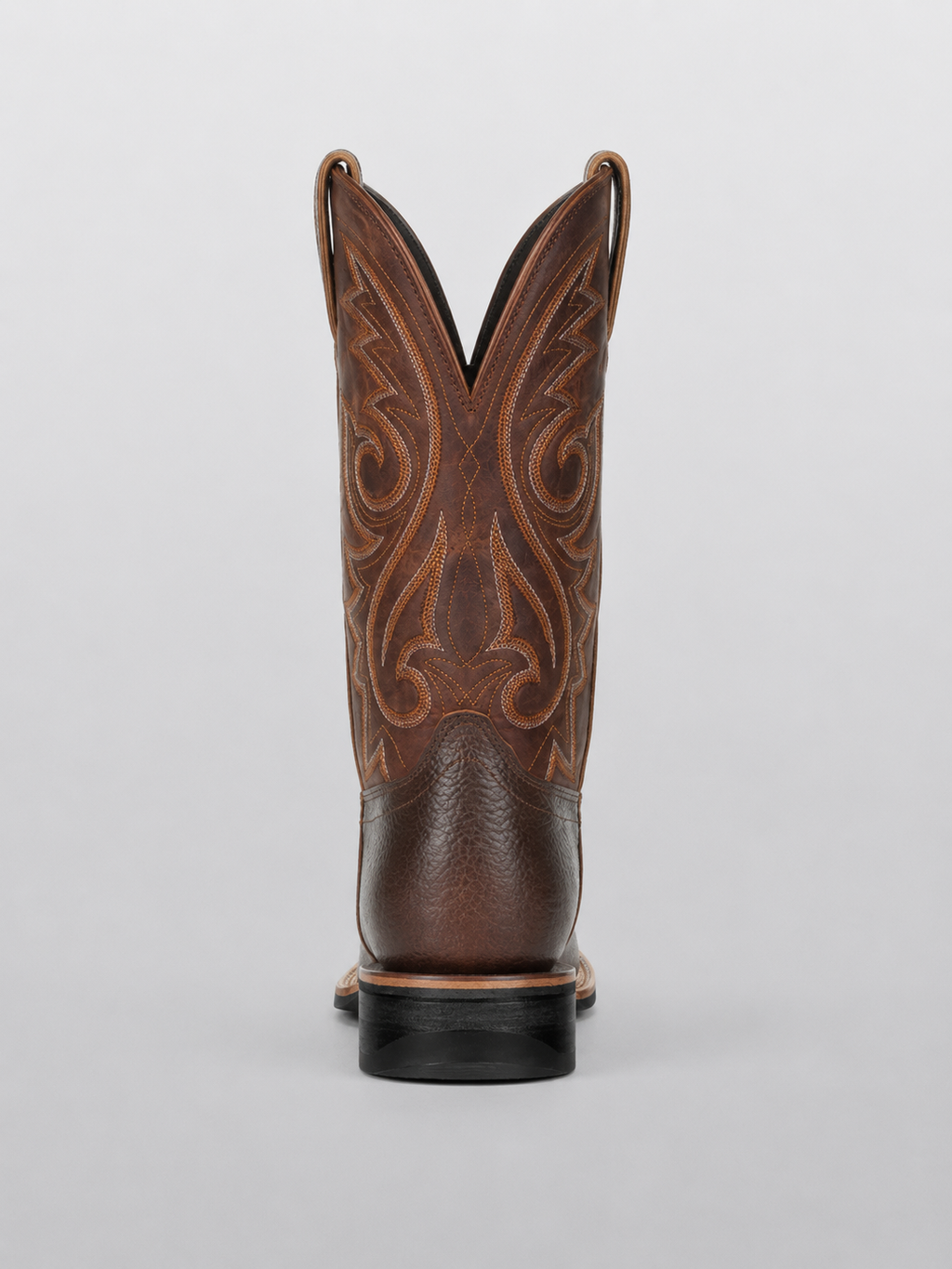 Bottes Western Hommes Mi-Mollet Talon Bas ABILENE