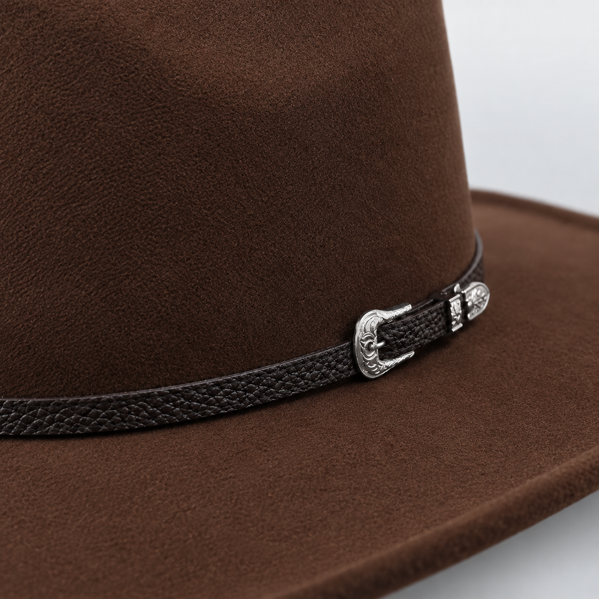 Chapeau Cowboy Occidental avec Détail Cuir CODY