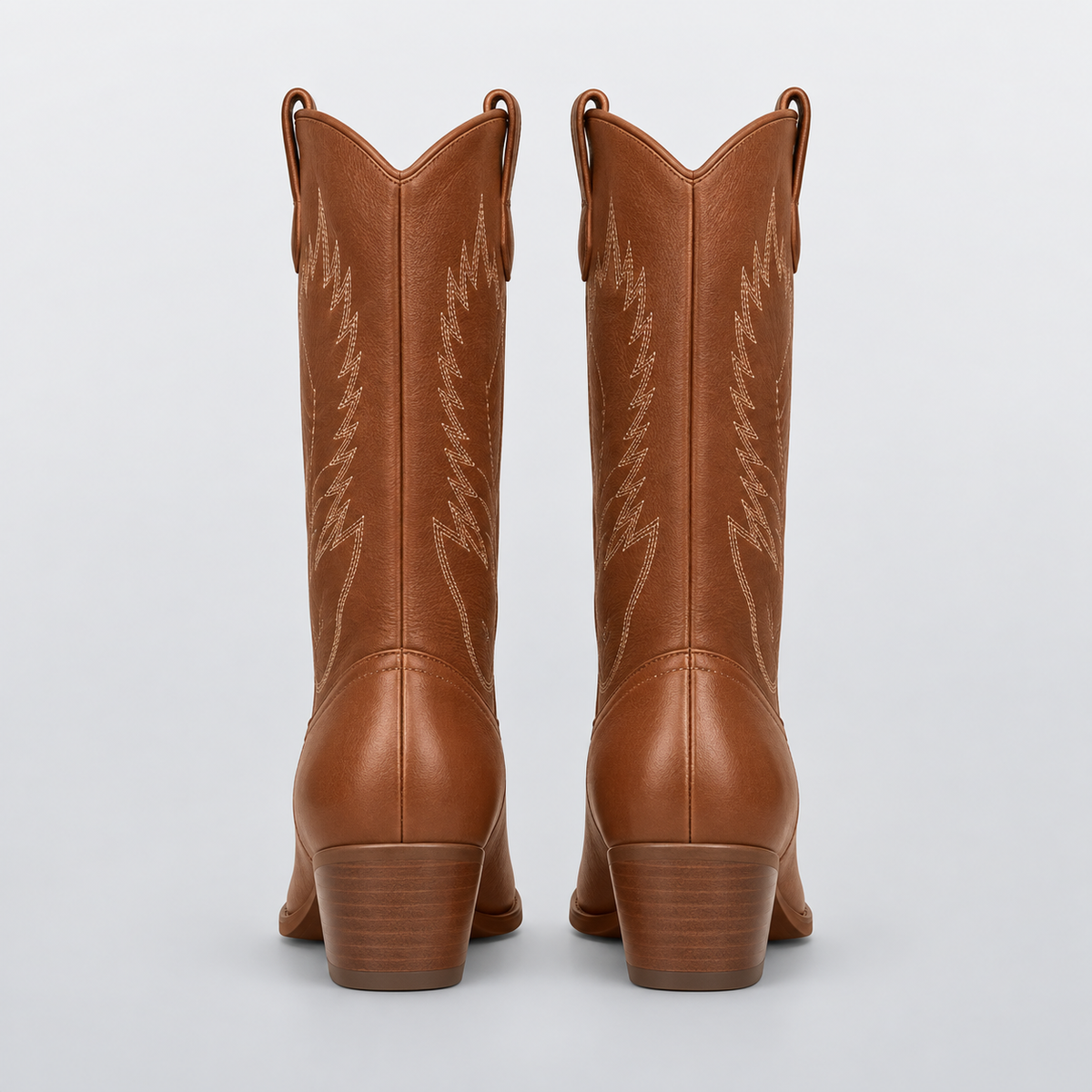 Bottes Western Femme Talon Épais Vintage VICTORIA