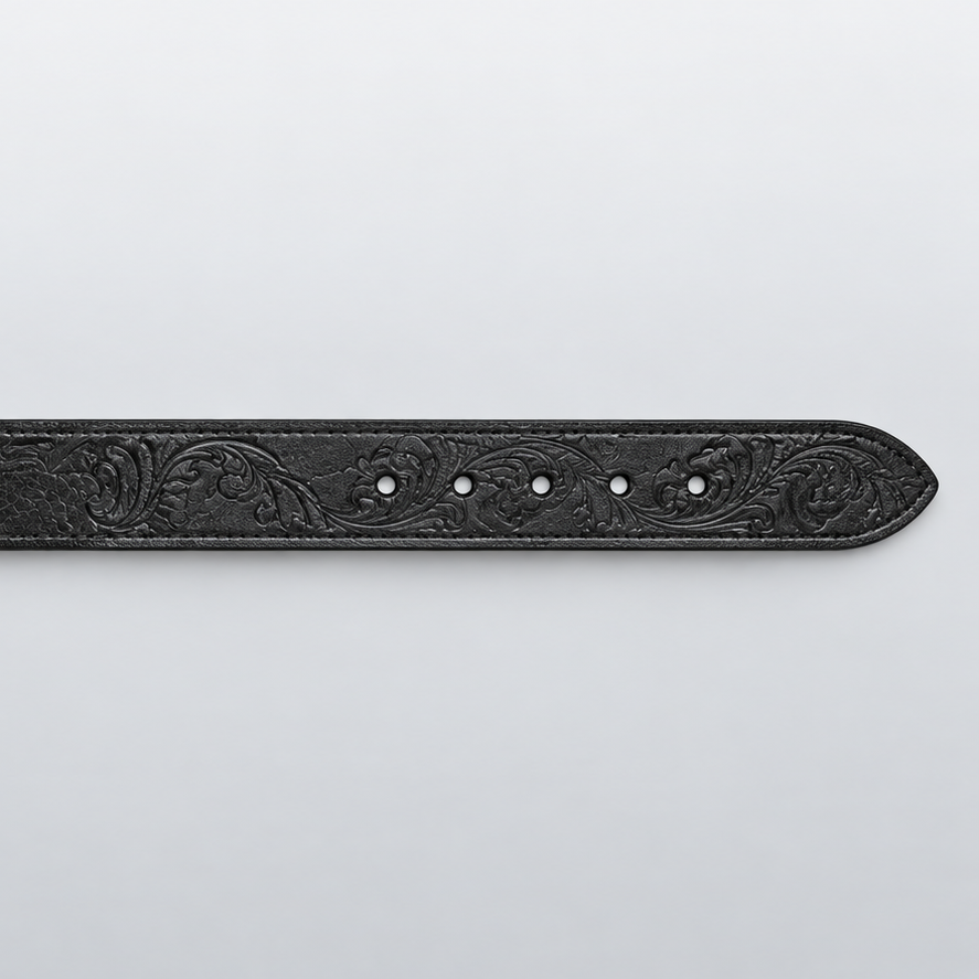 Ceinture Western Boucle Tête d'Animal LONGHORN