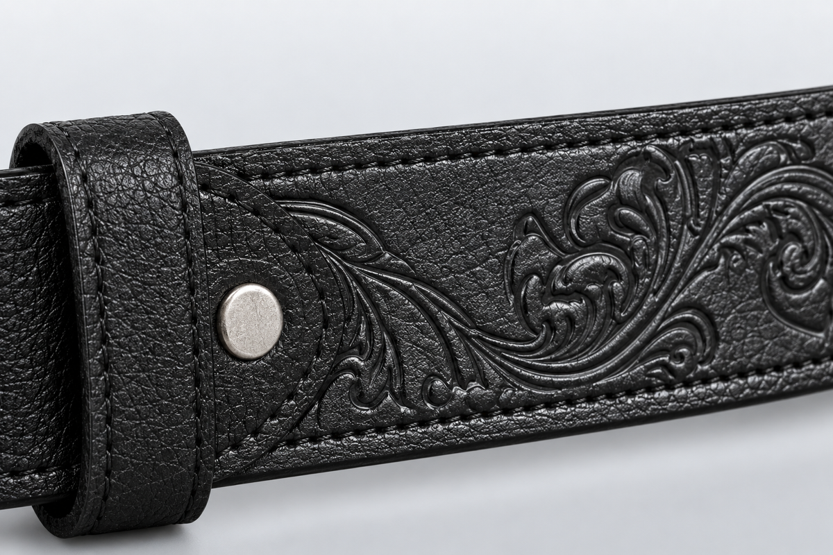 Ceinture Western Boucle Tête d'Animal LONGHORN
