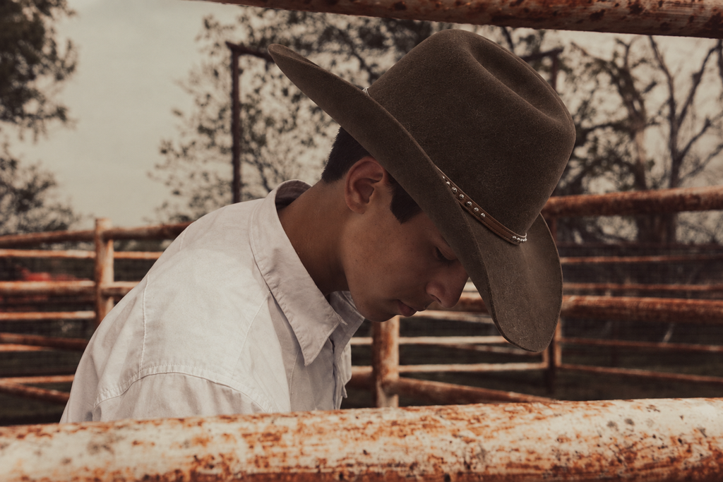 Chapeau Cowboy Western en Laine Feutre MONTANA