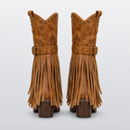 Bottes Western Femme Franges Mi-Mollet SAVANNAH