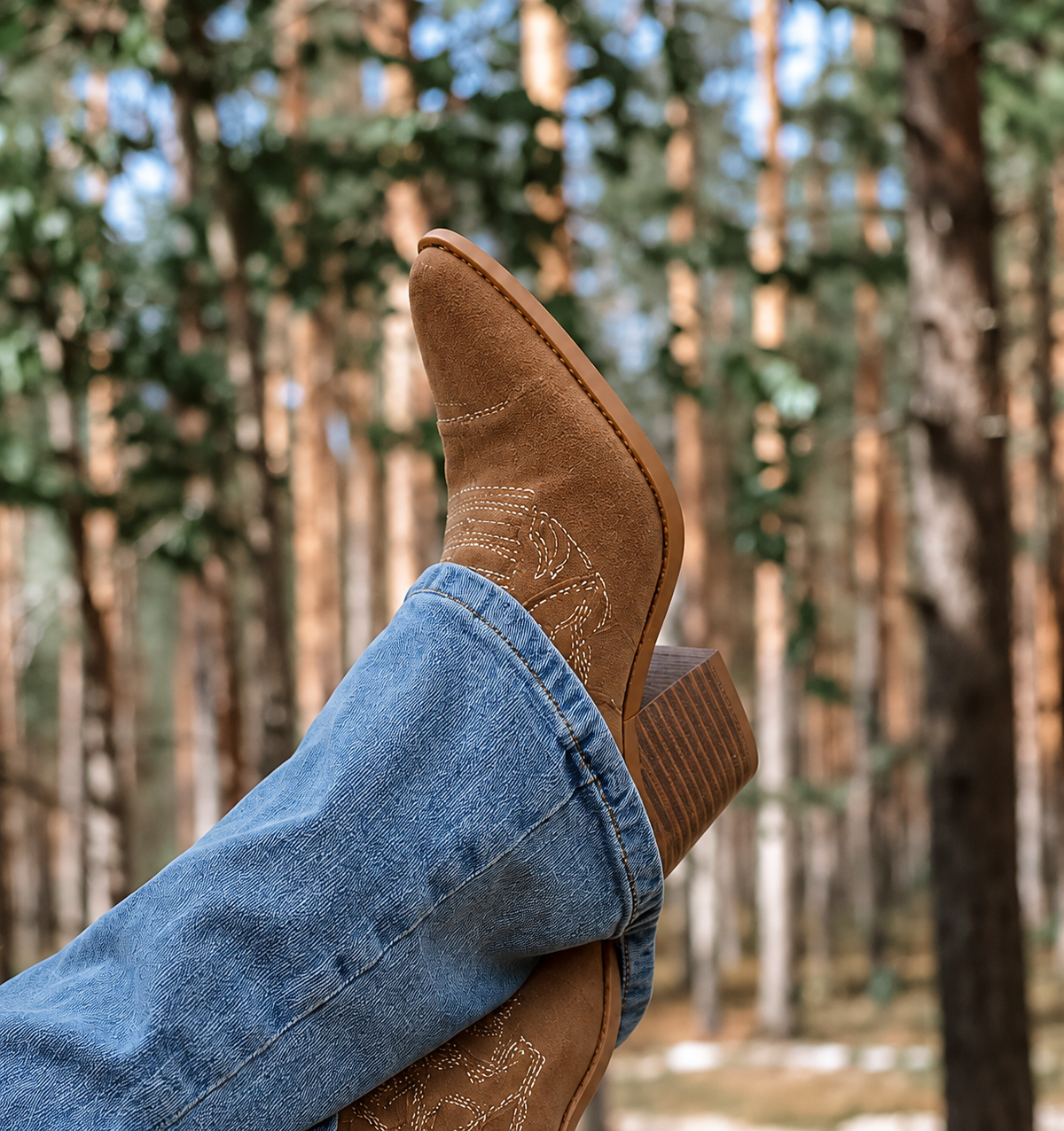 Bottes Western Femme Talon Épais SENORA